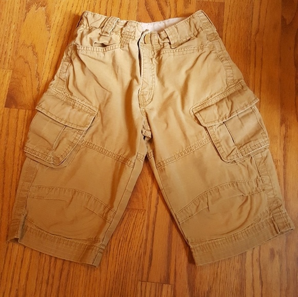 Gap Boy's Khaki Cargo Shorts - Picture 1 of 6